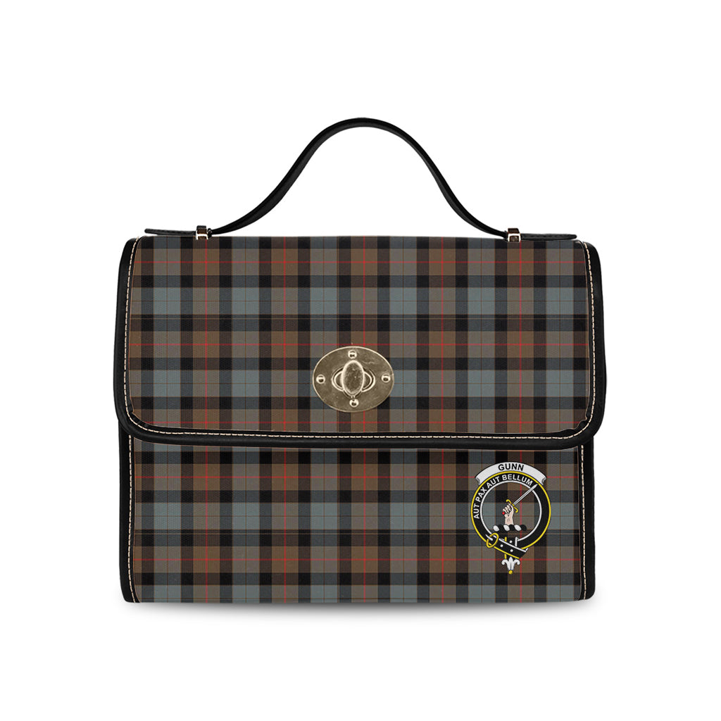 gunn-weathered-tartan-leather-strap-waterproof-canvas-bag-with-family-crest