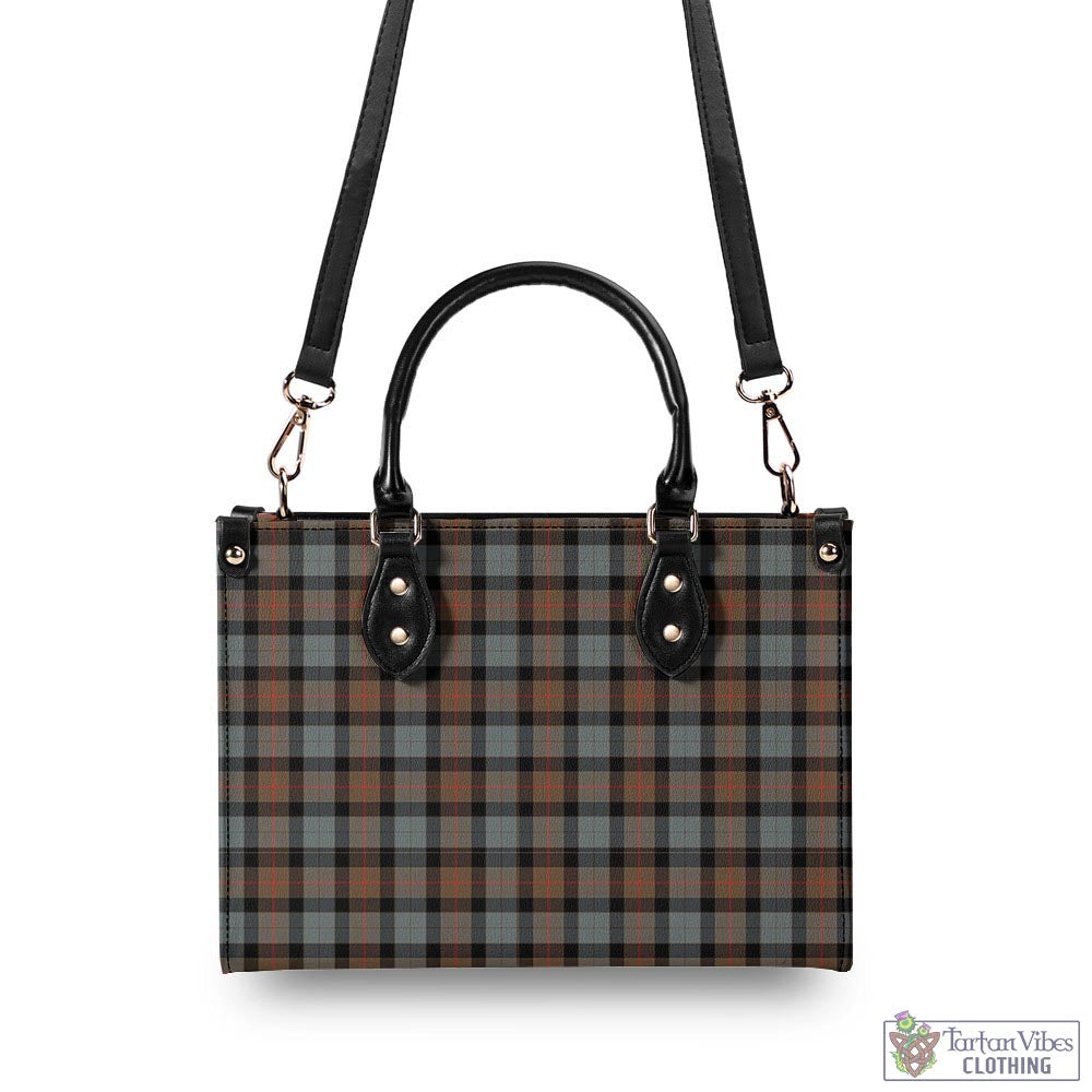 Tartan Vibes Clothing Gunn Weathered Tartan Luxury Leather Handbags