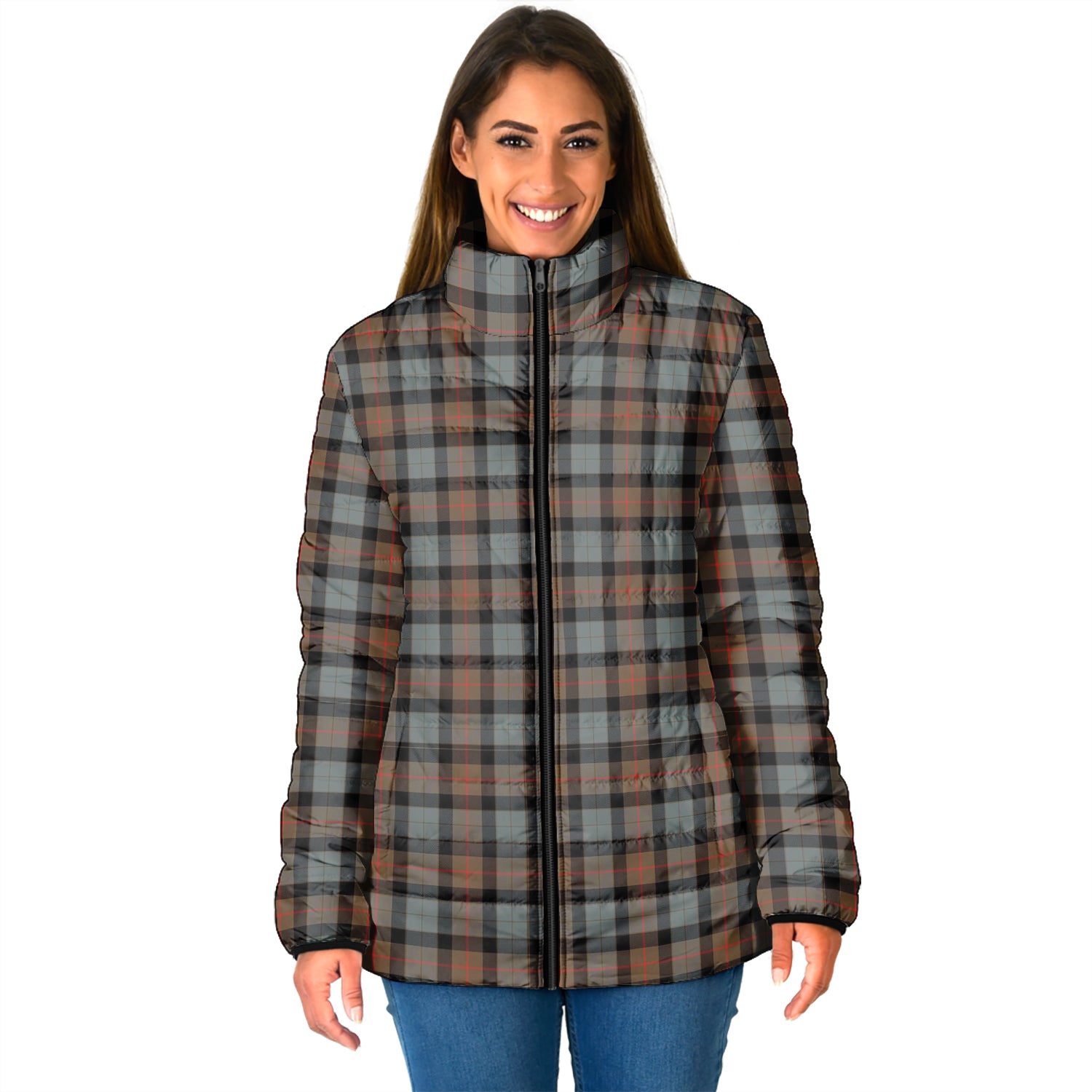 Gunn Weathered Tartan Padded Jacket - Tartan Vibes Clothing