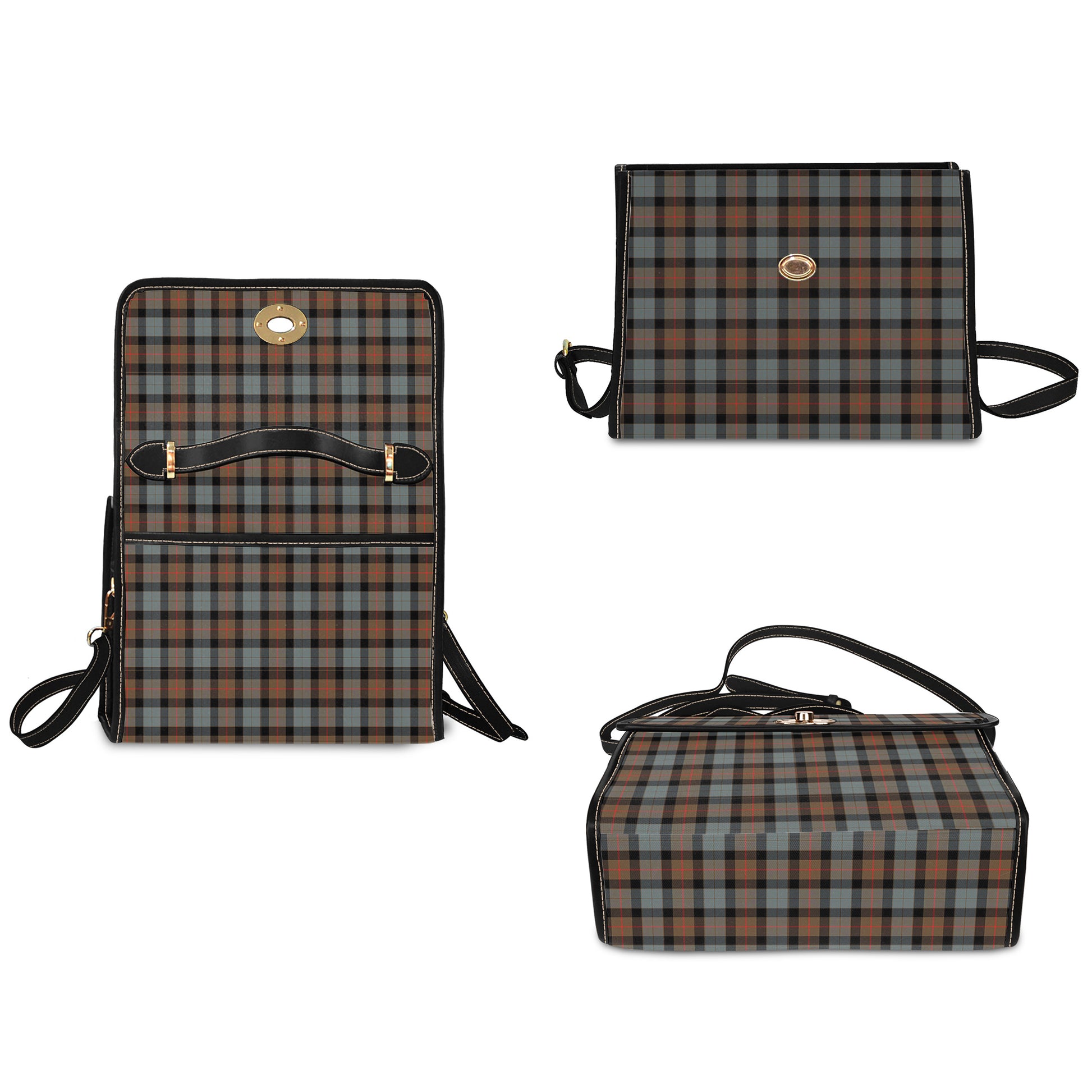 gunn-weathered-tartan-leather-strap-waterproof-canvas-bag