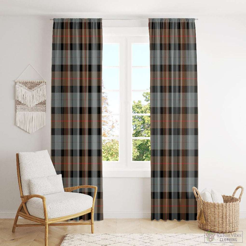 Gunn Weathered Tartan Window Curtain