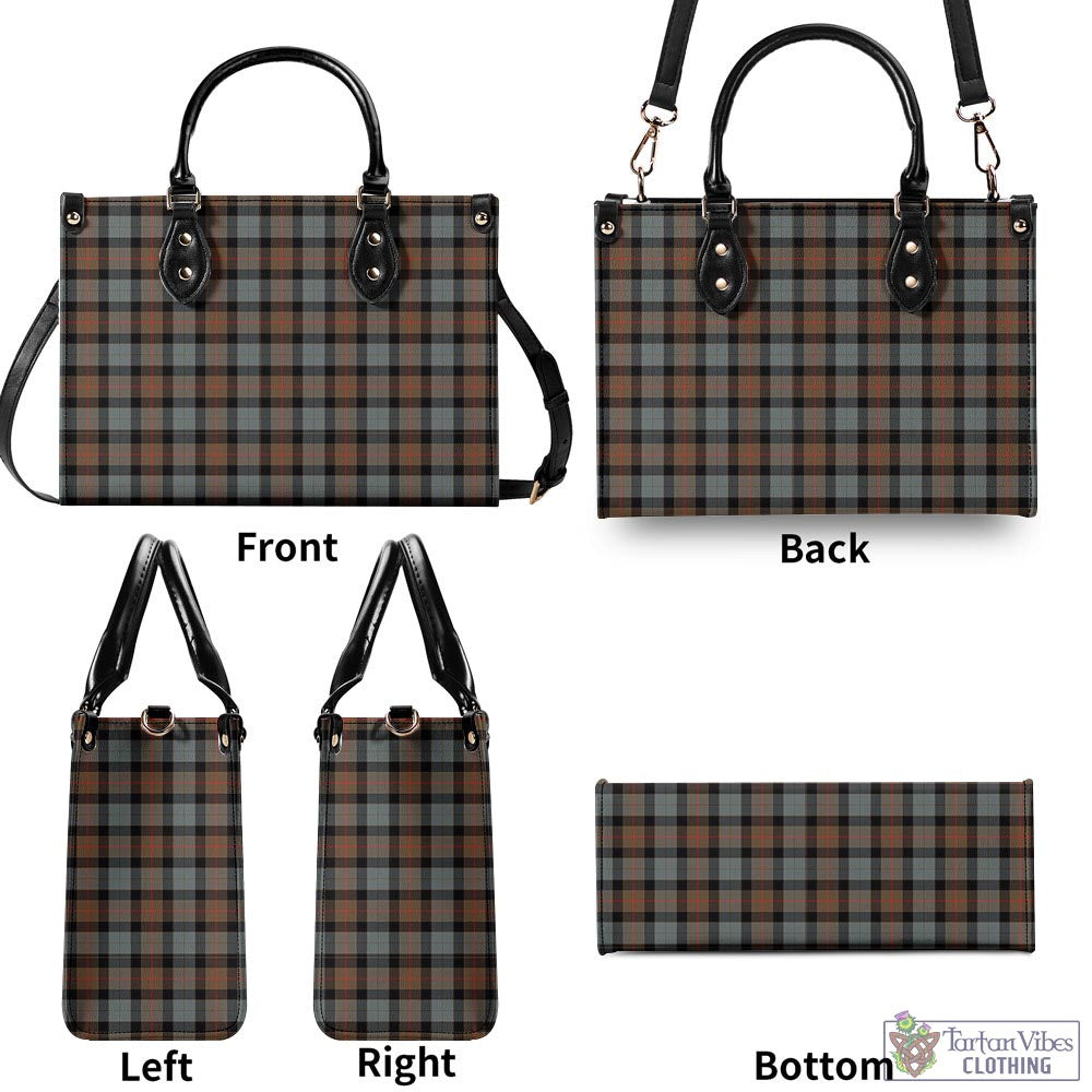 Tartan Vibes Clothing Gunn Weathered Tartan Luxury Leather Handbags