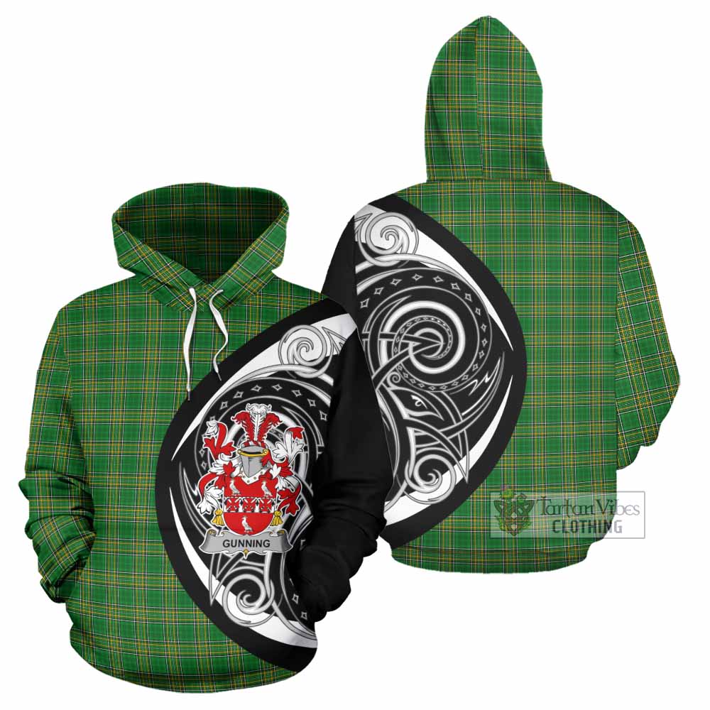 Gunning Irish Clan Hoodie Celtic Circle Style - Tartan Vibes Clothing