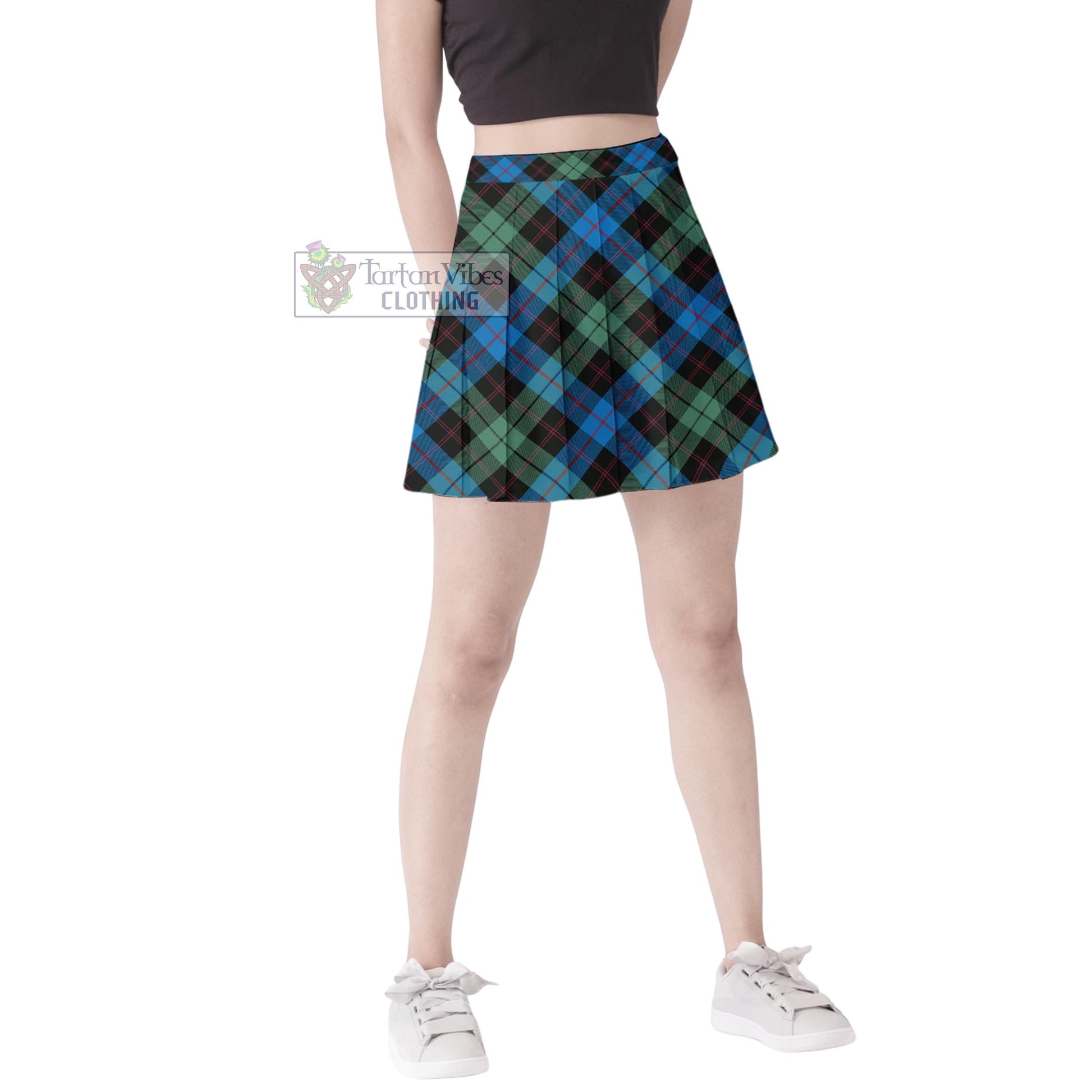 Tartan Vibes Clothing Guthrie Tartan Women's Plated Mini Skirt