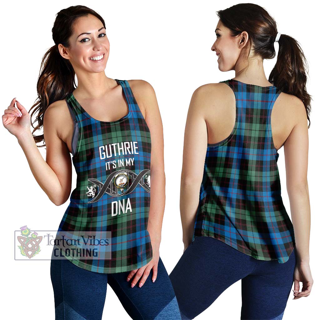 Tartan Vibes Clothing Guthrie Tartan Women's Racerback Tanks with Family Crest DNA In Me Style