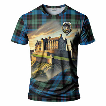 Guthrie Tartan Family Crest T-Shirt with Scottish Ancient Castle Style Kid's Shirt - Tartan Vibes Clothing