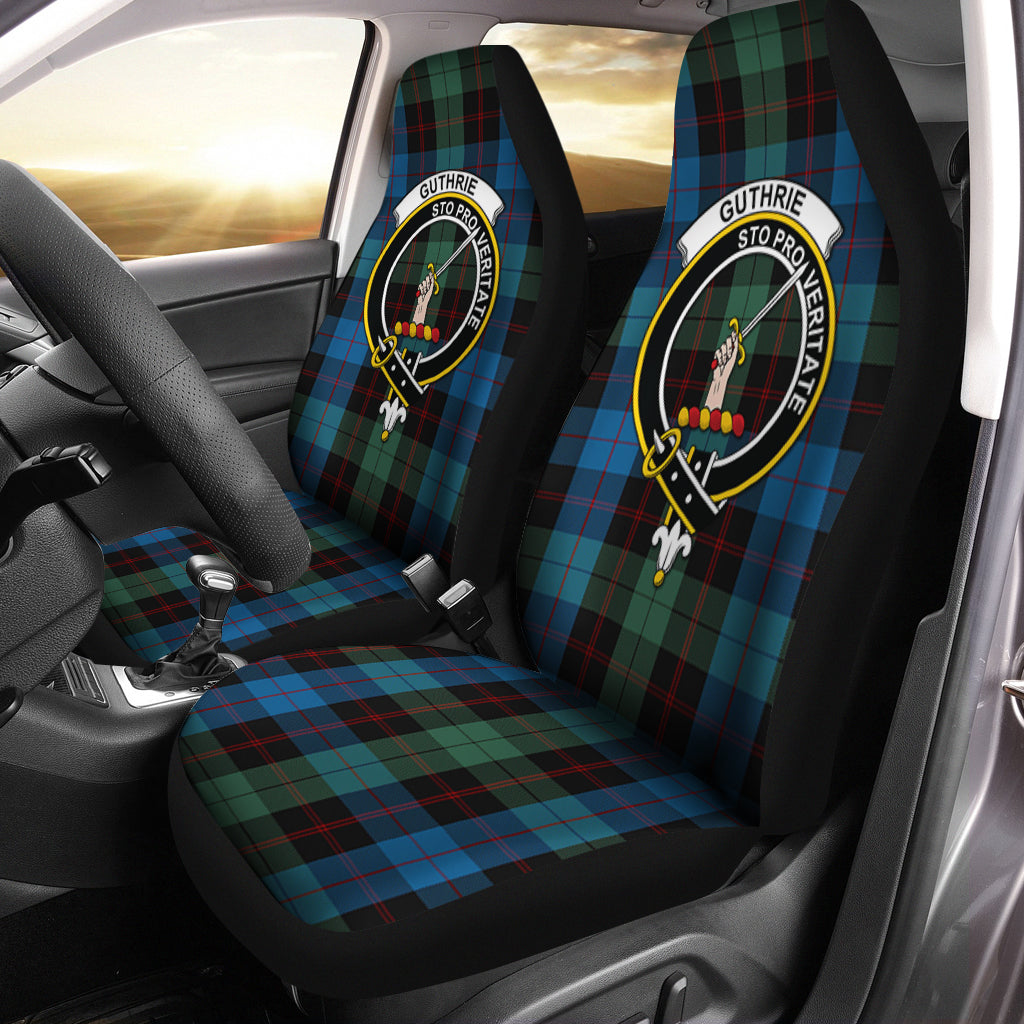 Guthrie Tartan Car Seat Cover with Family Crest One Size - Tartanvibesclothing