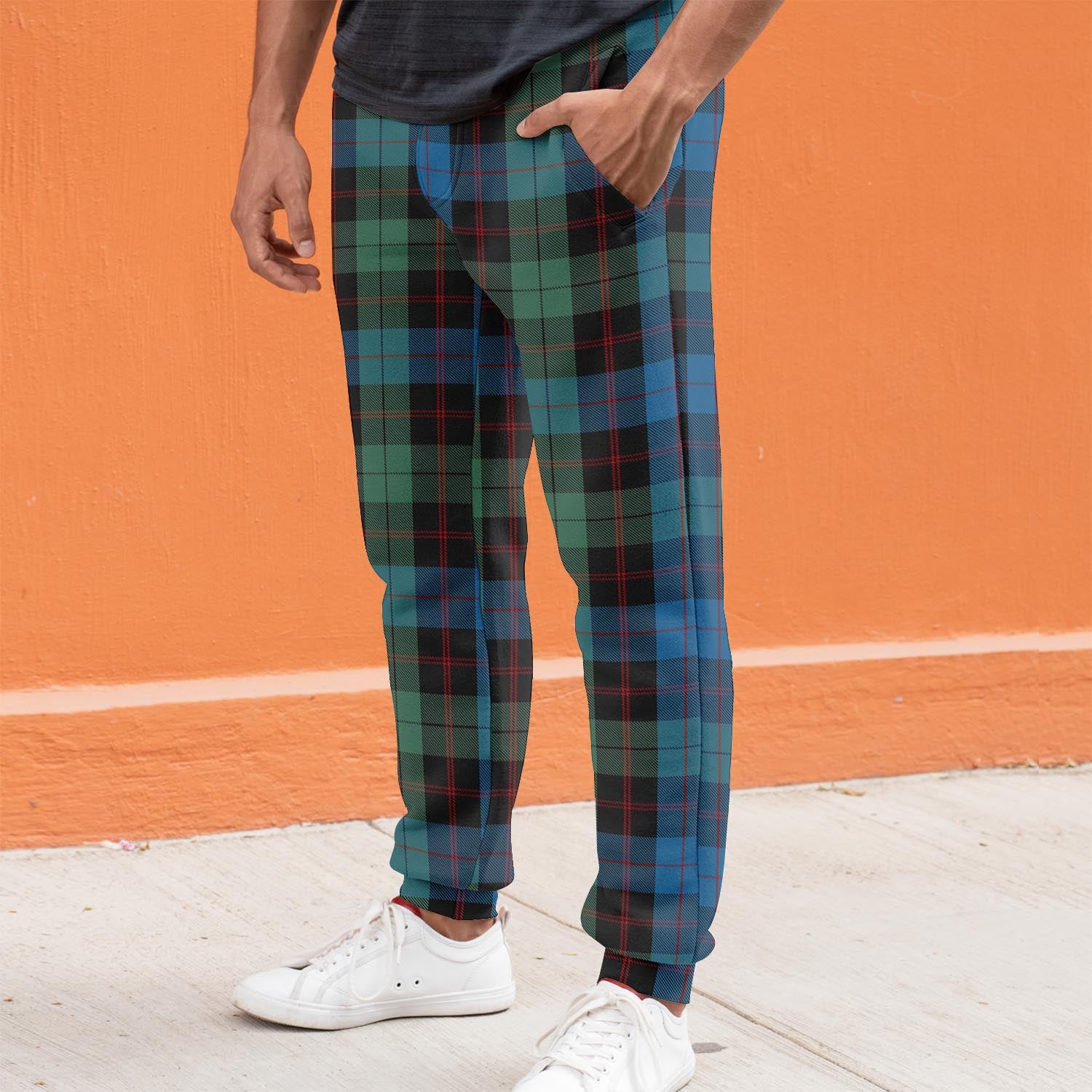 Guthrie Tartan Joggers Pants S - Tartan Vibes Clothing