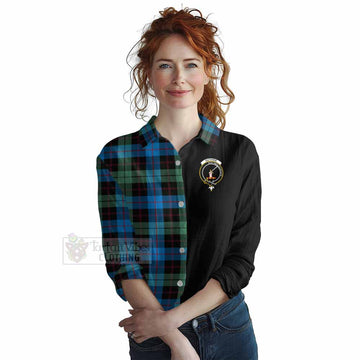 Guthrie Tartan Women's Casual Shirt with Family Crest and Half Of Me Style