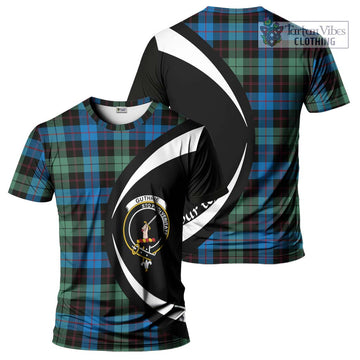 Guthrie Tartan T-Shirt with Family Crest Circle Style