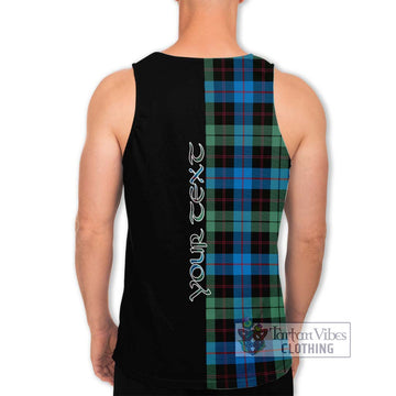 Guthrie Tartan Men's Tank Top with Family Crest and Half Of Me Style