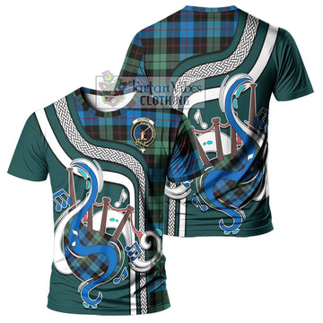 Guthrie Tartan T-Shirt with Epic Bagpipe Style