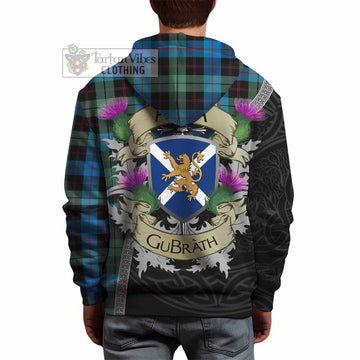 Guthrie Tartan Family Crest Hoodie Lion Rampant Royal Thistle Shield Celtic Inspired - Tartan Vibes Clothing