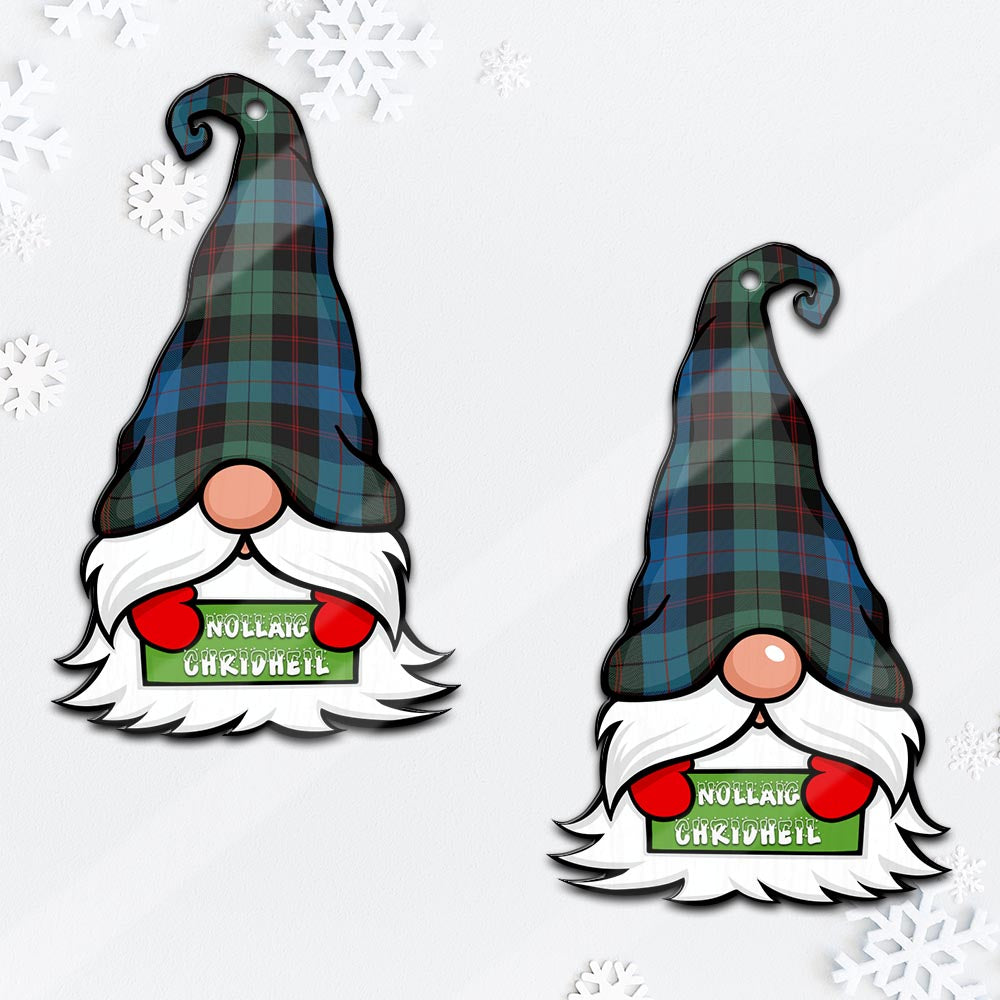 Guthrie Gnome Christmas Ornament with His Tartan Christmas Hat - Tartan Vibes Clothing