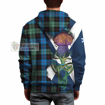 Guthrie Tartan Family Crest Hoodie Scottish Thistle Celtic Inspired - Tartan Vibes Clothing