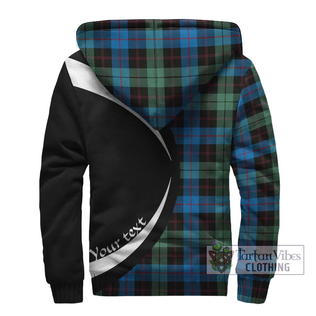 Tartan Vibes Clothing Guthrie Tartan Sherpa Hoodie with Family Crest Circle Style