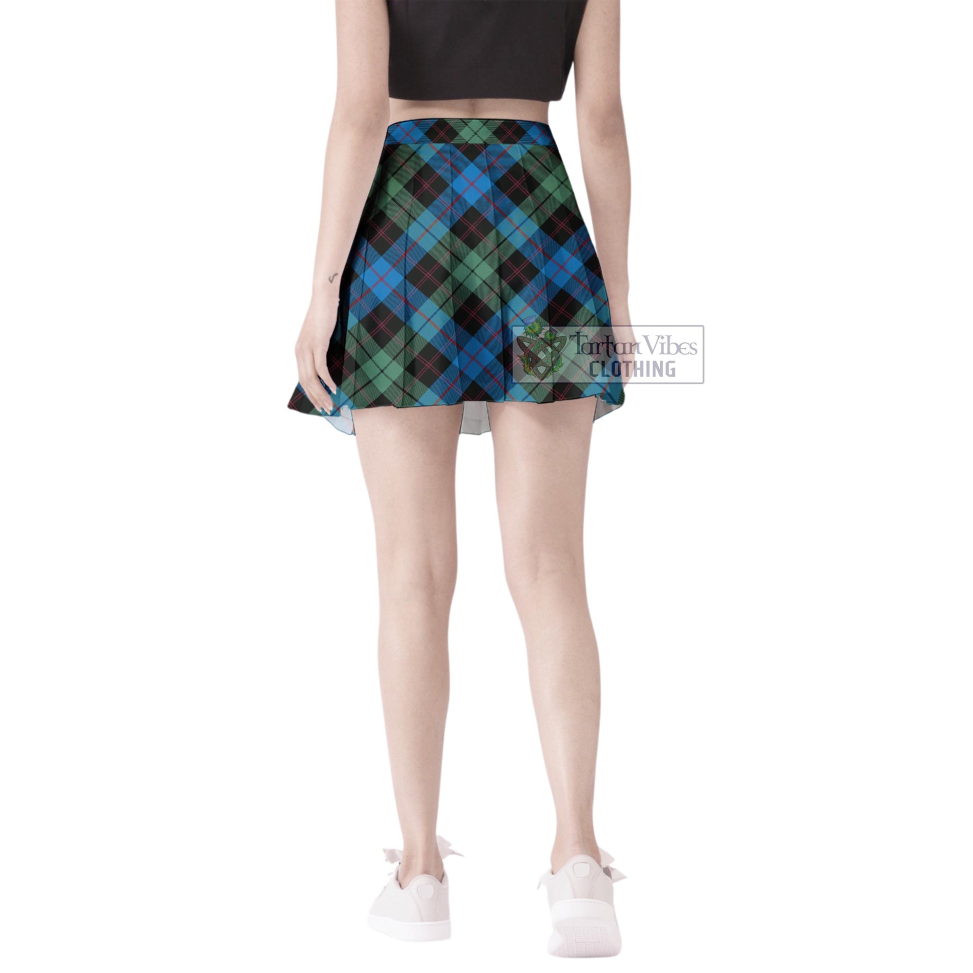 Tartan Vibes Clothing Guthrie Tartan Women's Plated Mini Skirt