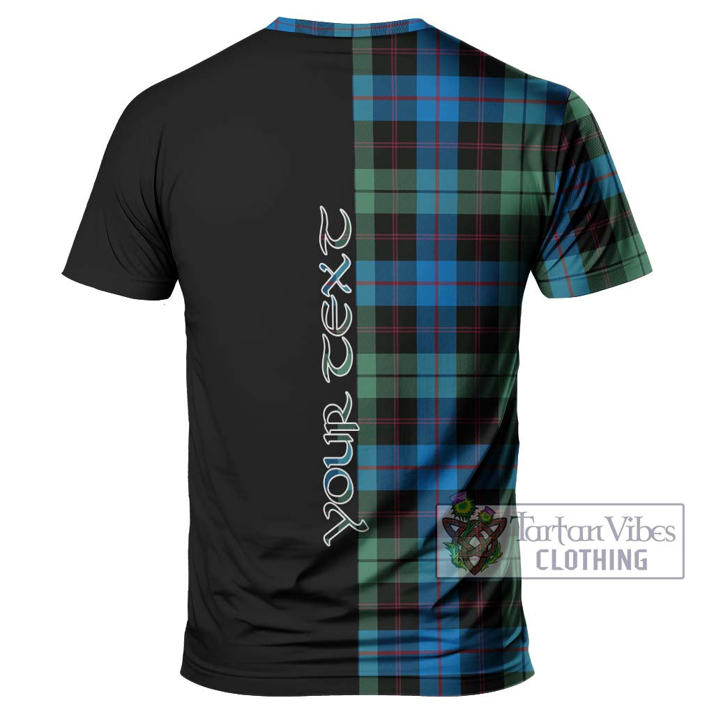 Tartan Vibes Clothing Guthrie Tartan T-Shirt with Family Crest and Half Of Me Style