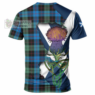 Guthrie Tartan Family Crest T-Shirt Scottish Thistle Celtic Inspired - Tartan Vibes Clothing