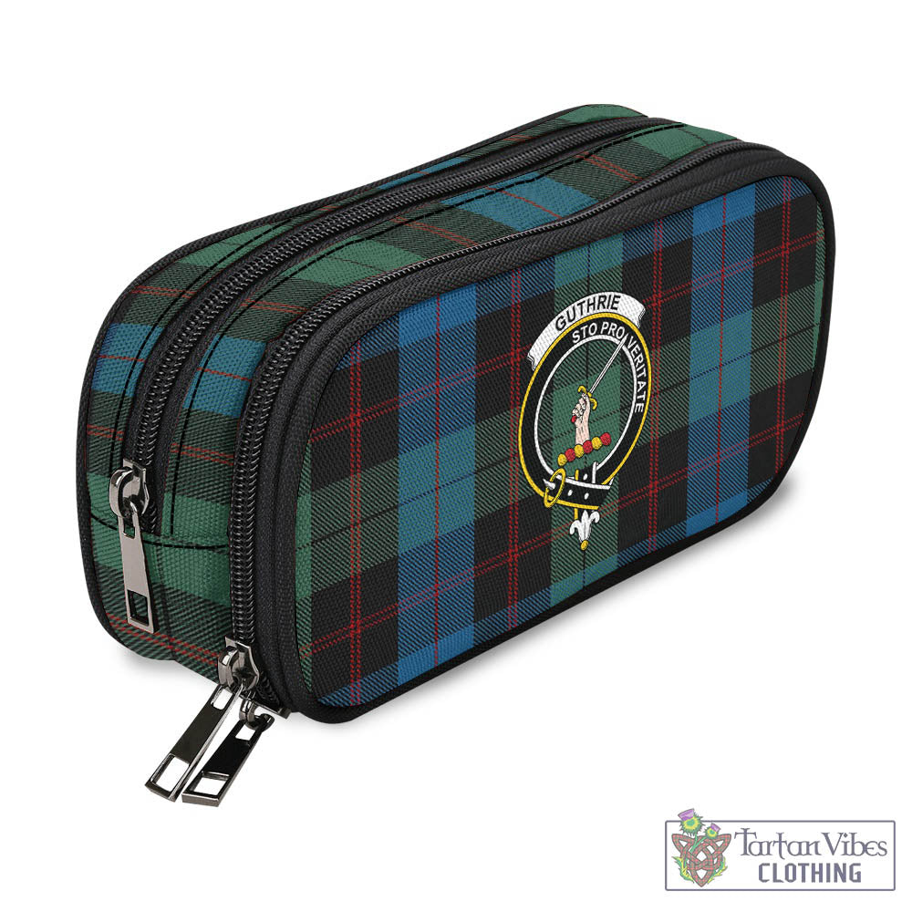 Tartan Vibes Clothing Guthrie Tartan Pen and Pencil Case with Family Crest