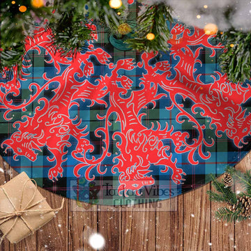Guthrie Tartan Christmas Tree Skirt Lion Rampant Style - Tartan Vibes Clothing