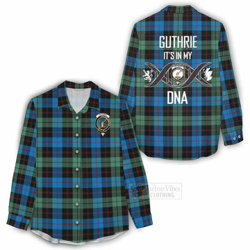 Guthrie Tartan Women's Casual Shirt with Family Crest DNA In Me Style