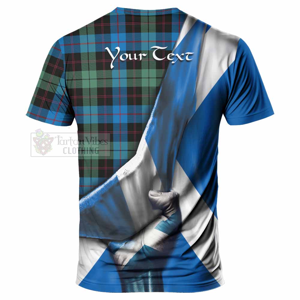 Tartan Vibes Clothing Guthrie Tartan T-Shirt with Family Crest Scotland Patriotic Style