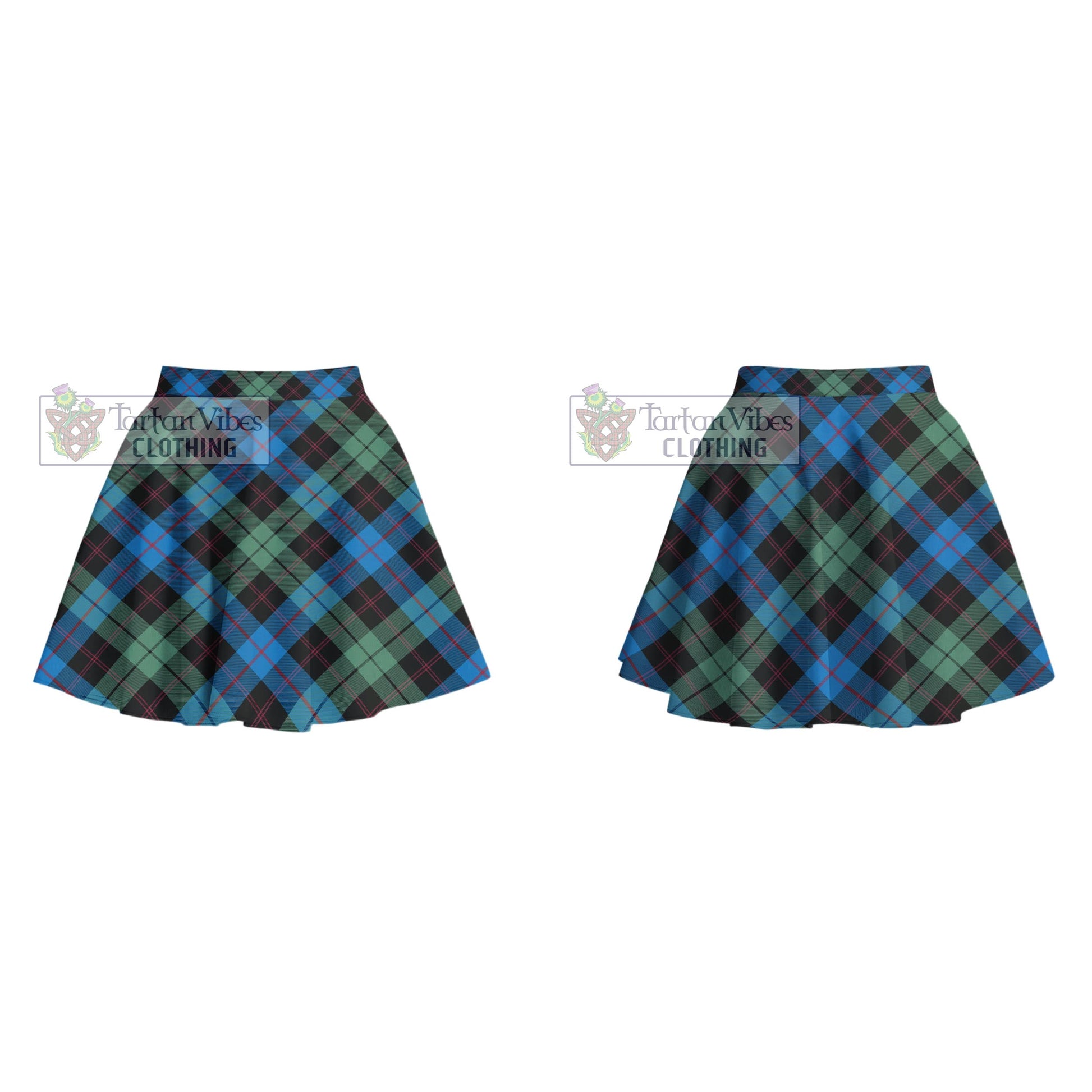 Tartan Vibes Clothing Guthrie Tartan Women's Plated Mini Skirt