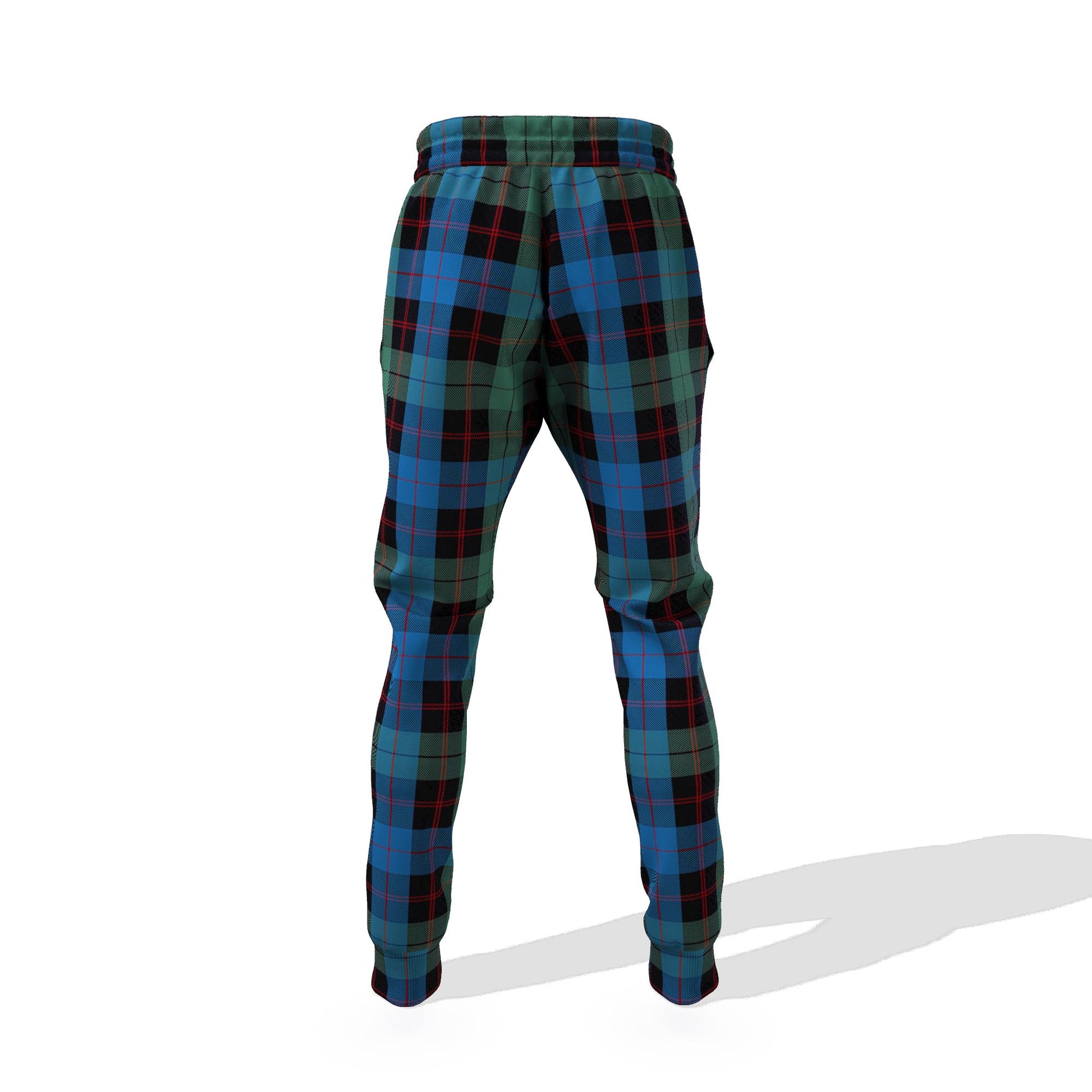 Guthrie Tartan Joggers Pants with Family Crest 6XL - Tartan Vibes Clothing