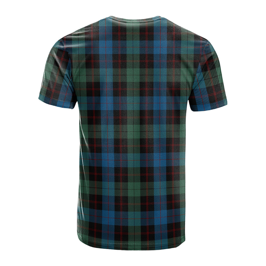 Guthrie Tartan T-Shirt with Family Crest - Tartan Vibes Clothing