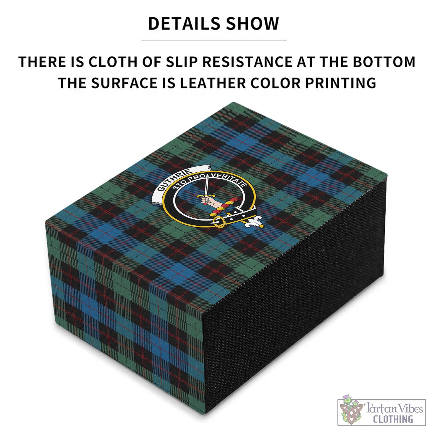 Tartan Vibes Clothing Guthrie Tartan Pen Holder with Family Crest