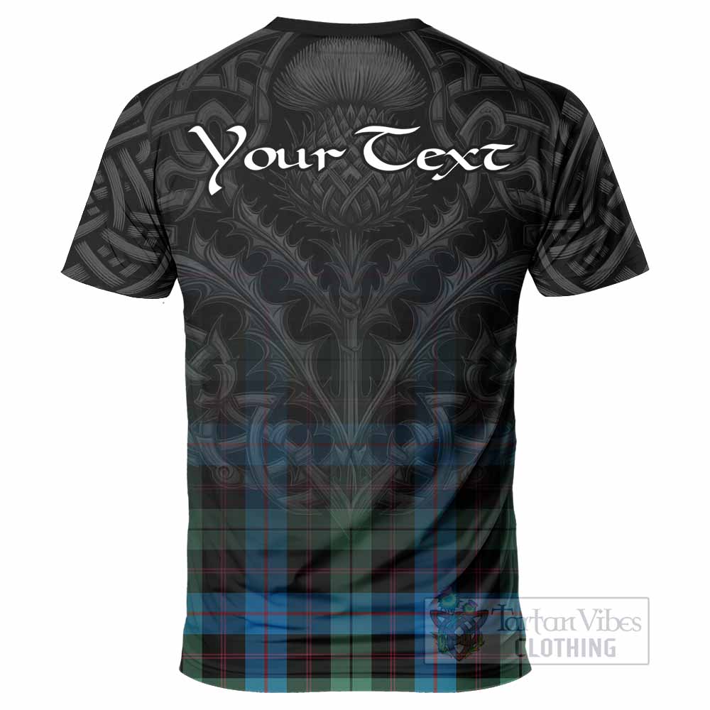 Tartan Vibes Clothing Guthrie Tartan T-Shirt with Family Crest Celtic Thistle Vibes