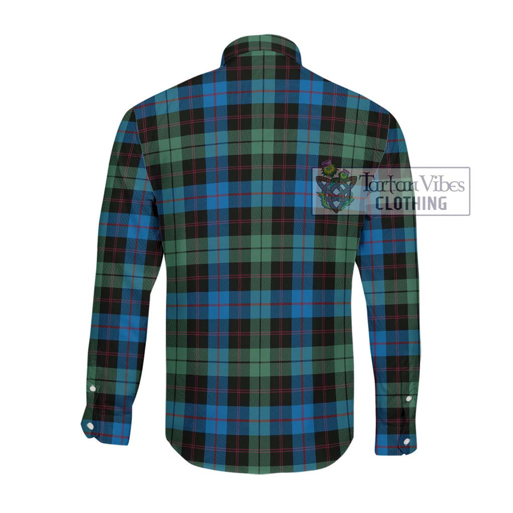 Guthrie Tartan Long Sleeve Button Shirt with Family Crest DNA In Me Style - Tartanvibesclothing Shop