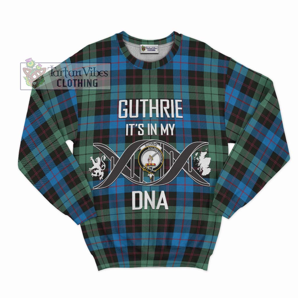 Tartan Vibes Clothing Guthrie Tartan Sweatshirt with Family Crest DNA In Me Style