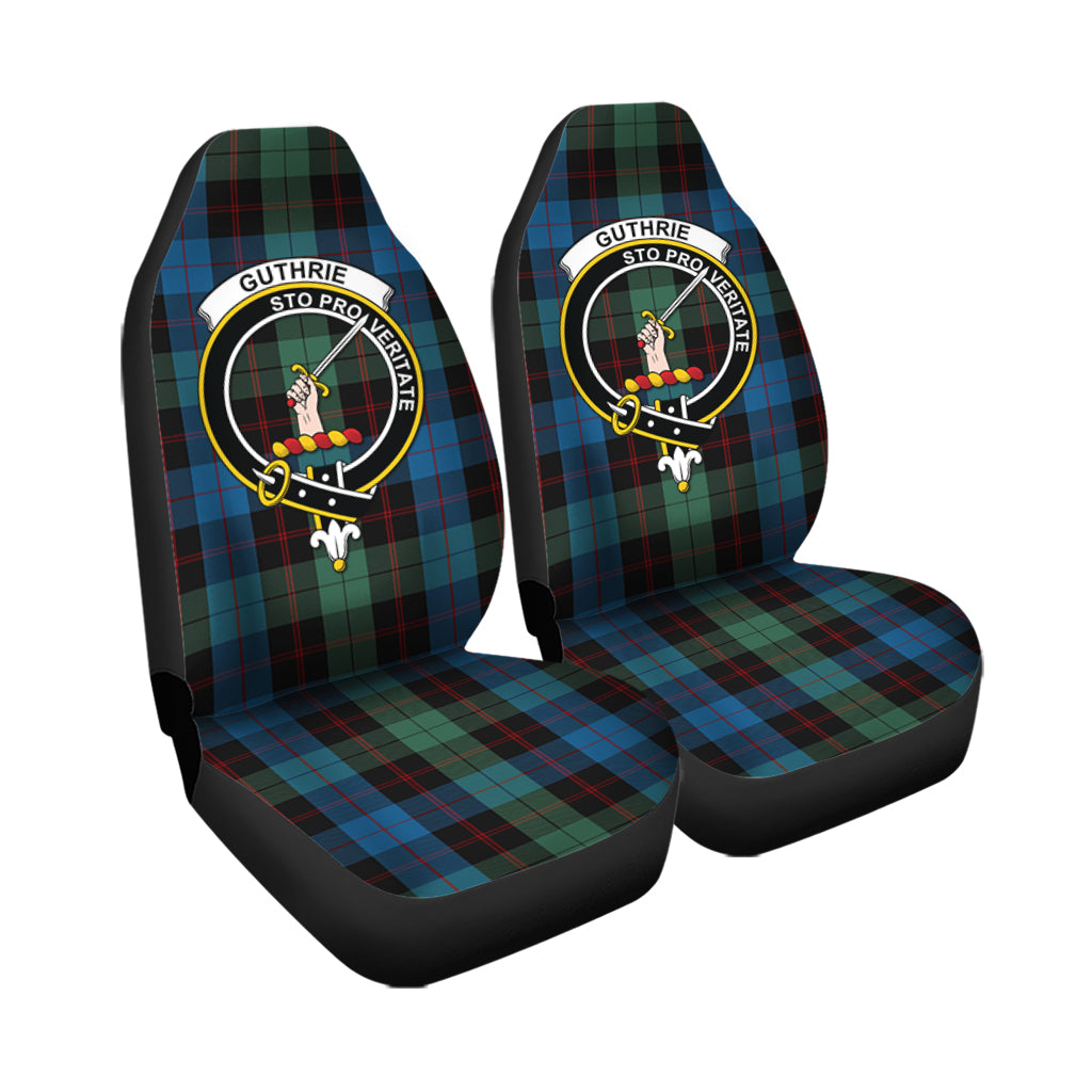 Guthrie Tartan Car Seat Cover with Family Crest - Tartanvibesclothing