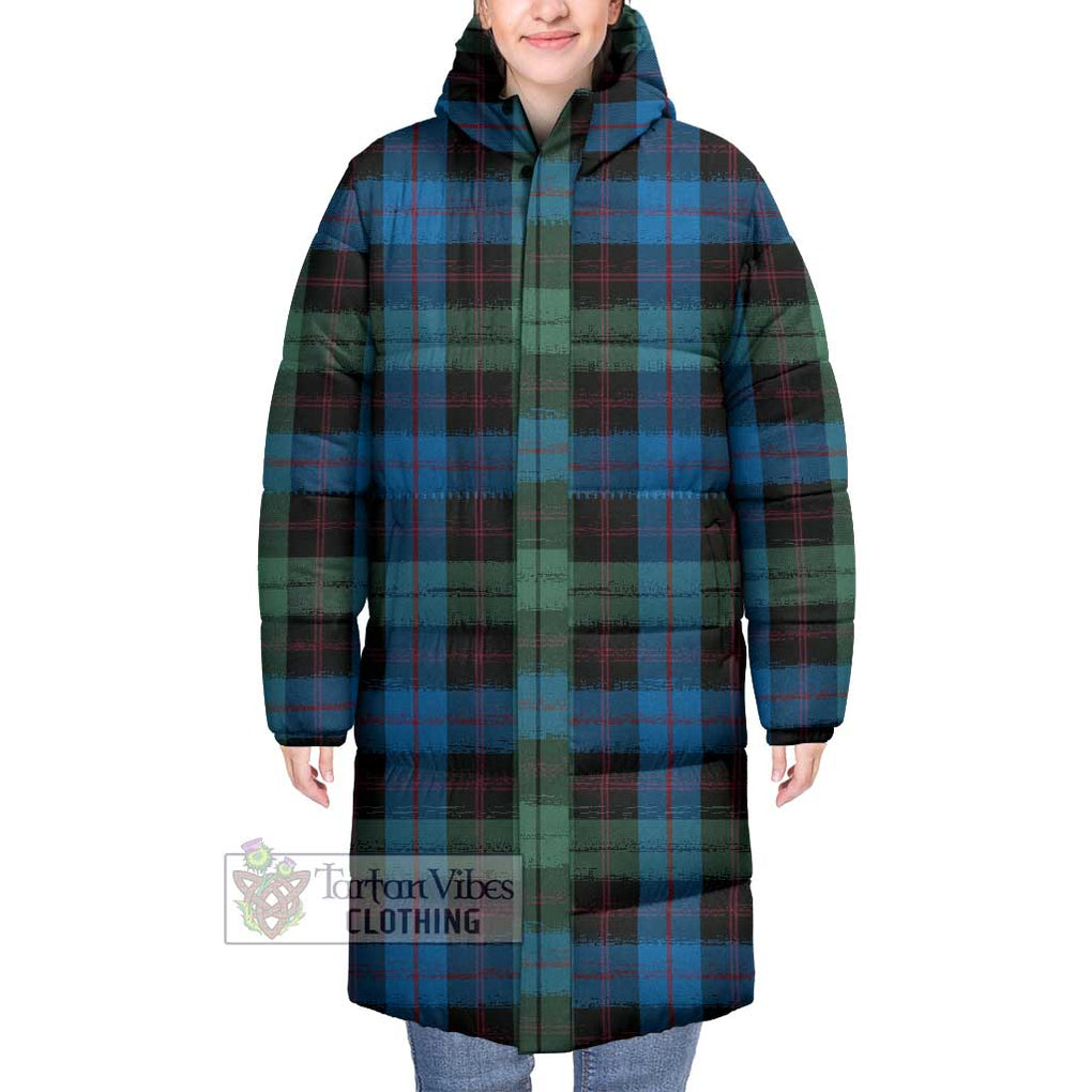 Tartan Vibes Clothing Guthrie Tartan Long Down Jacket