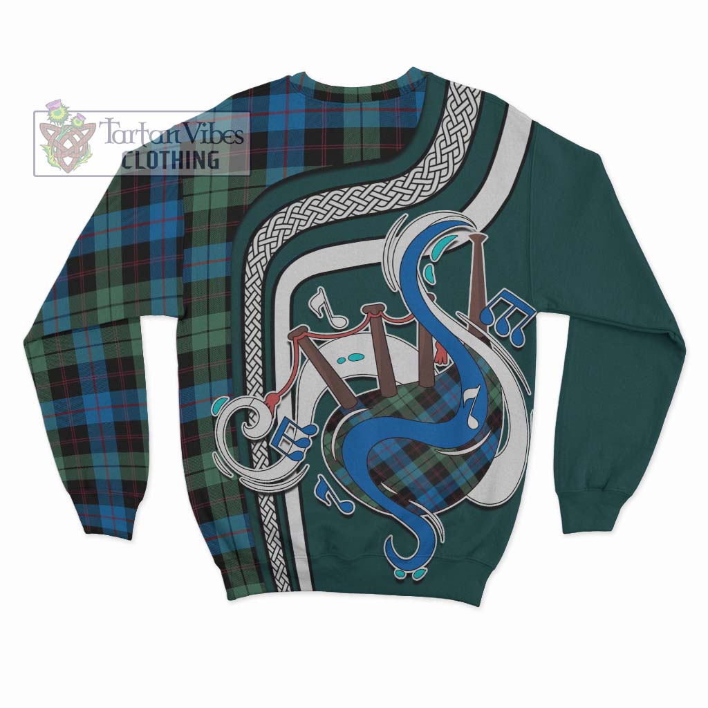 Tartan Vibes Clothing Guthrie Tartan Sweatshirt with Epic Bagpipe Style