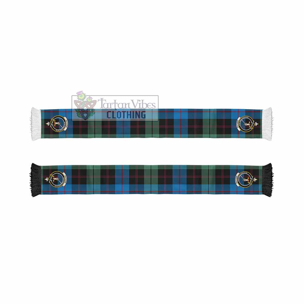 Guthrie Tartan Ruffneck Scarf with Family Crest - Tartan Vibes Clothing