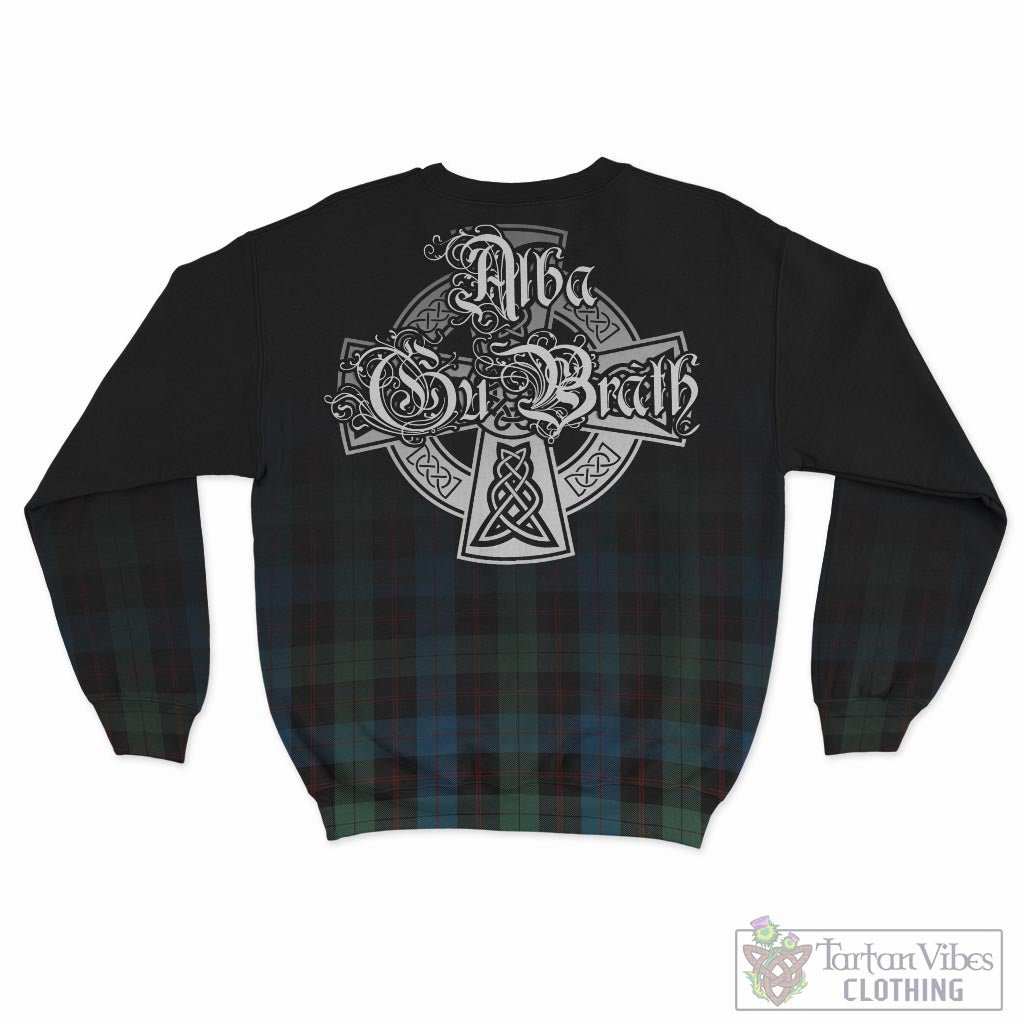 Tartan Vibes Clothing Guthrie Tartan Sweatshirt Featuring Alba Gu Brath Family Crest Celtic Inspired