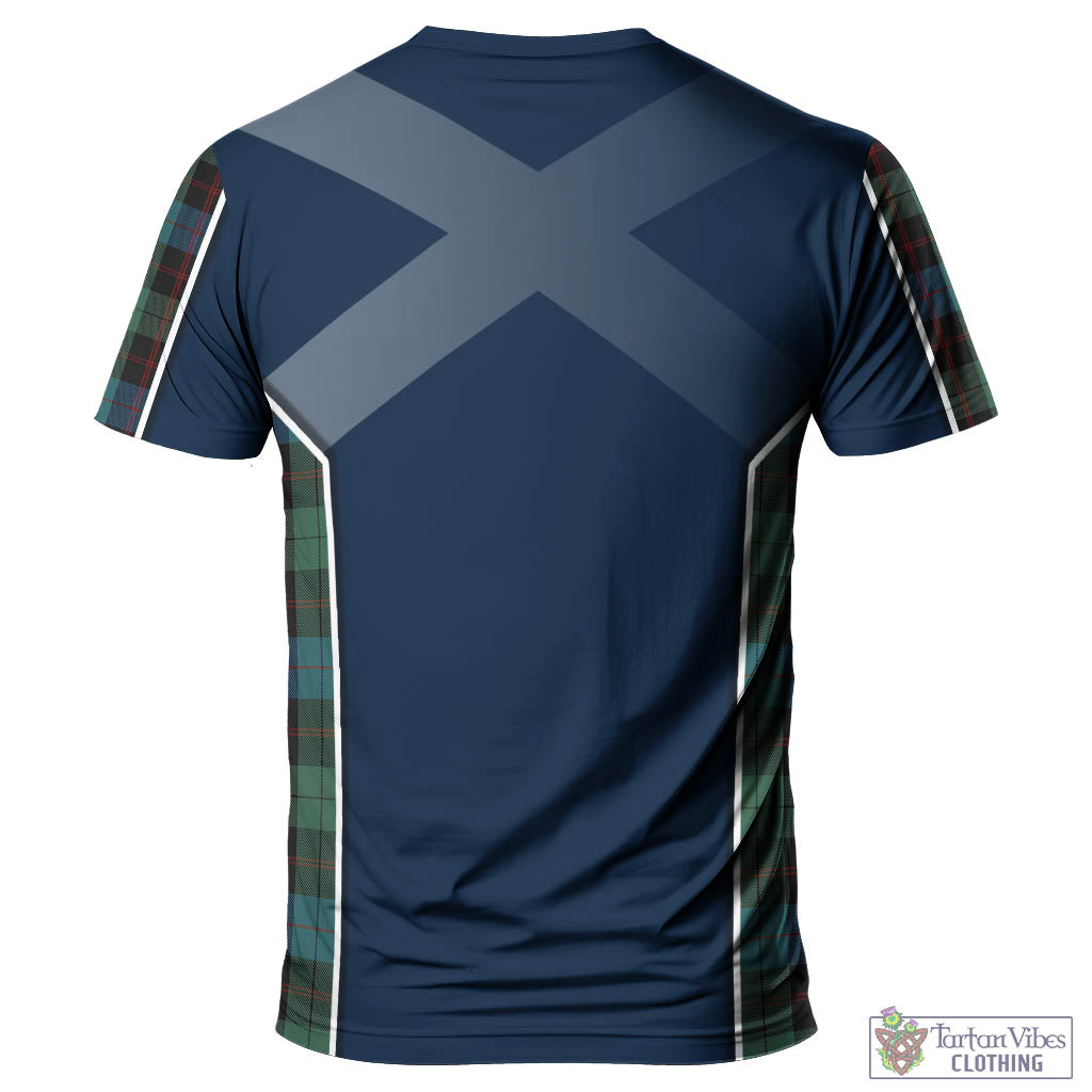 Tartan Vibes Clothing Guthrie Tartan T-Shirt with Family Crest and Lion Rampant Vibes Sport Style