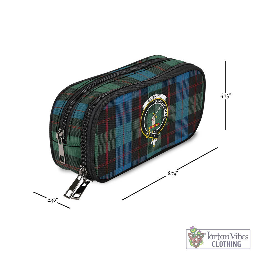 Tartan Vibes Clothing Guthrie Tartan Pen and Pencil Case with Family Crest