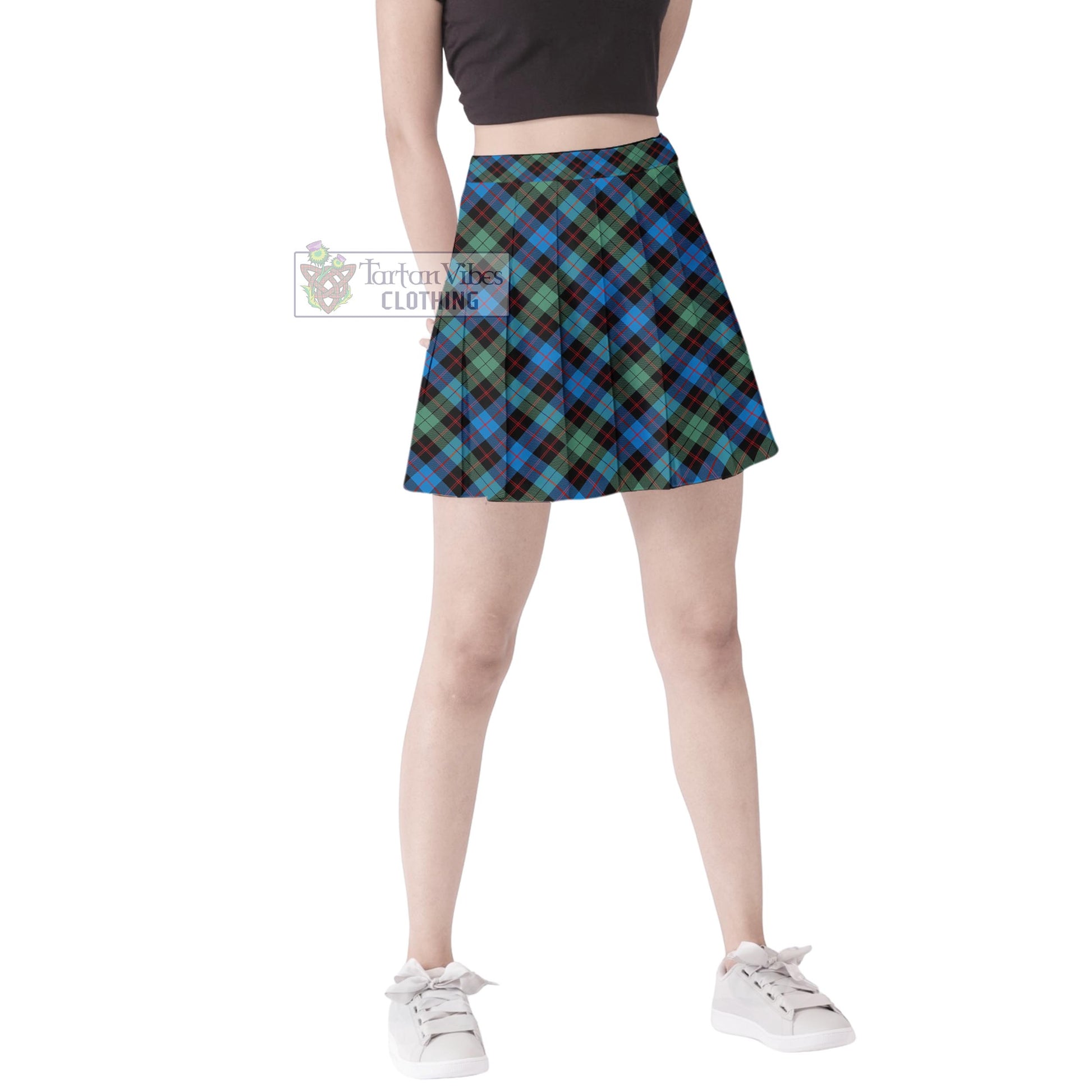 Tartan Vibes Clothing Guthrie Ancient Tartan Women's Plated Mini Skirt