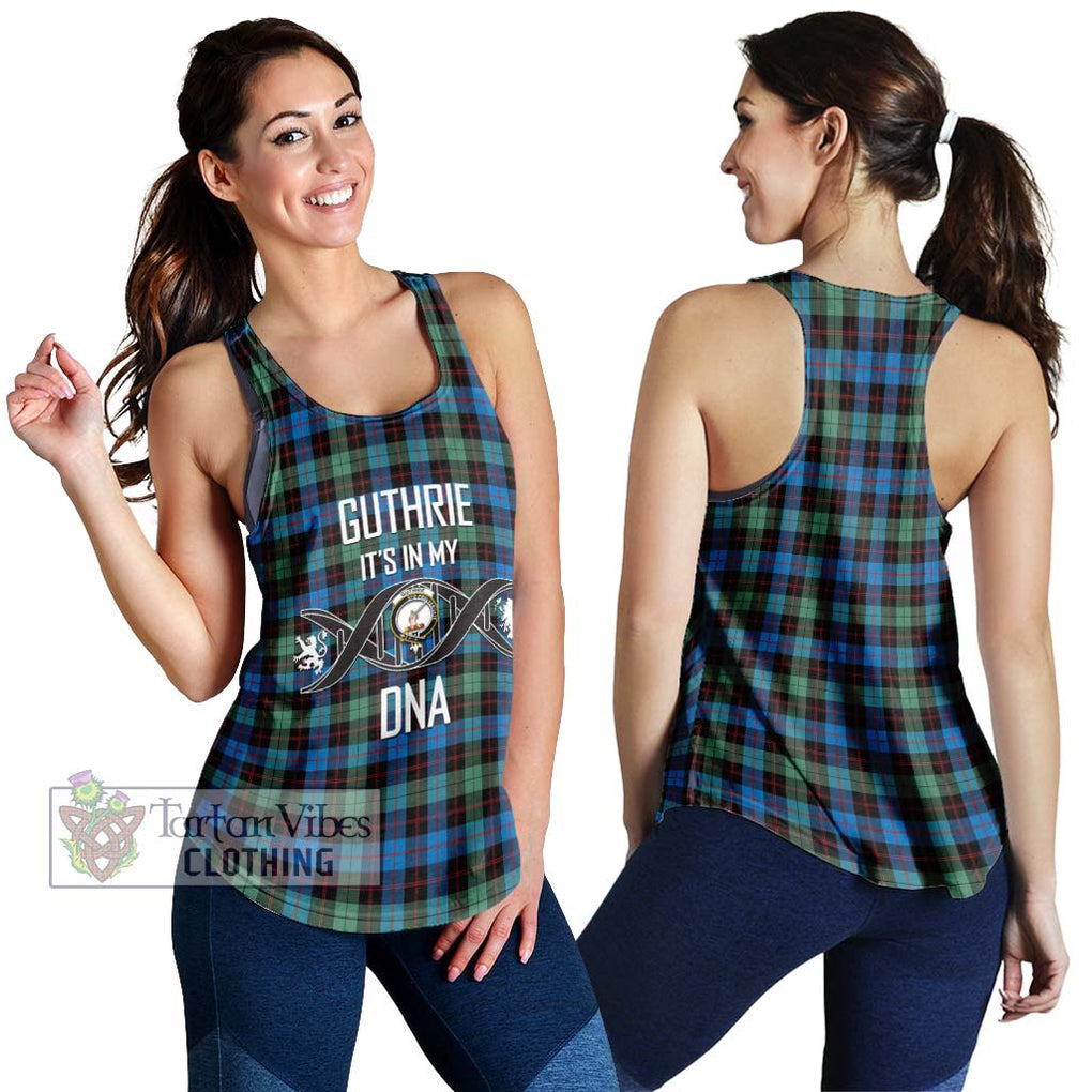 Guthrie Ancient Tartan Women's Racerback Tanks with Family Crest DNA In Me Style 4XL - Tartanvibesclothing Shop