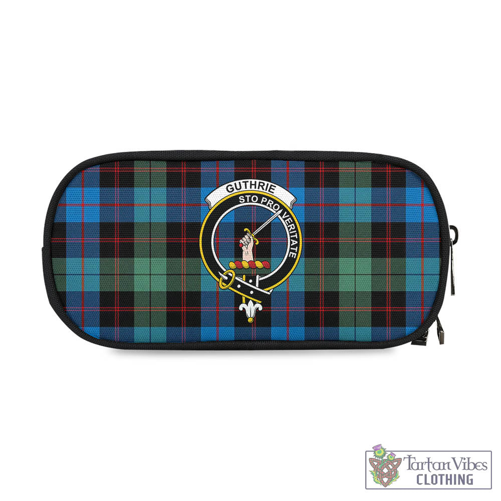 Tartan Vibes Clothing Guthrie Ancient Tartan Pen and Pencil Case with Family Crest