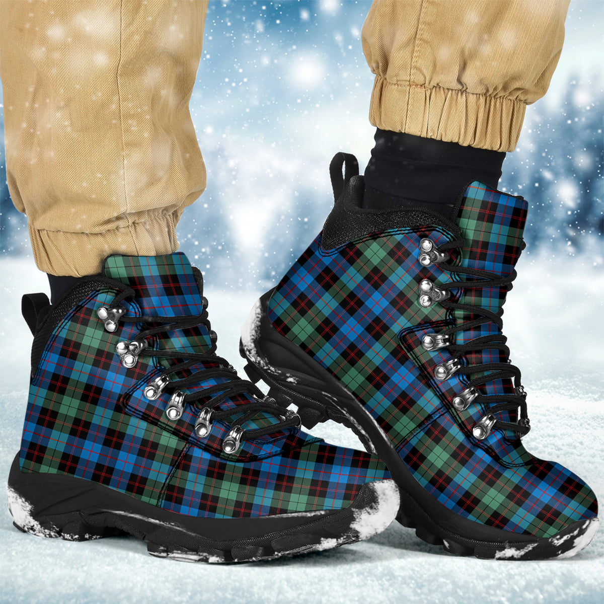 Guthrie Ancient Tartan Alpine Boots - Tartanvibesclothing