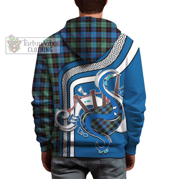 Guthrie Ancient Tartan Hoodie with Epic Bagpipe Style