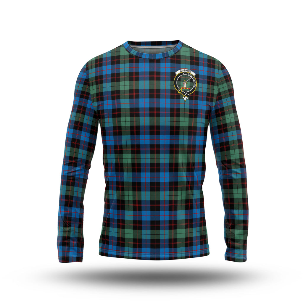 guthrie-ancient-tartan-long-sleeve-t-shirt-with-family-crest