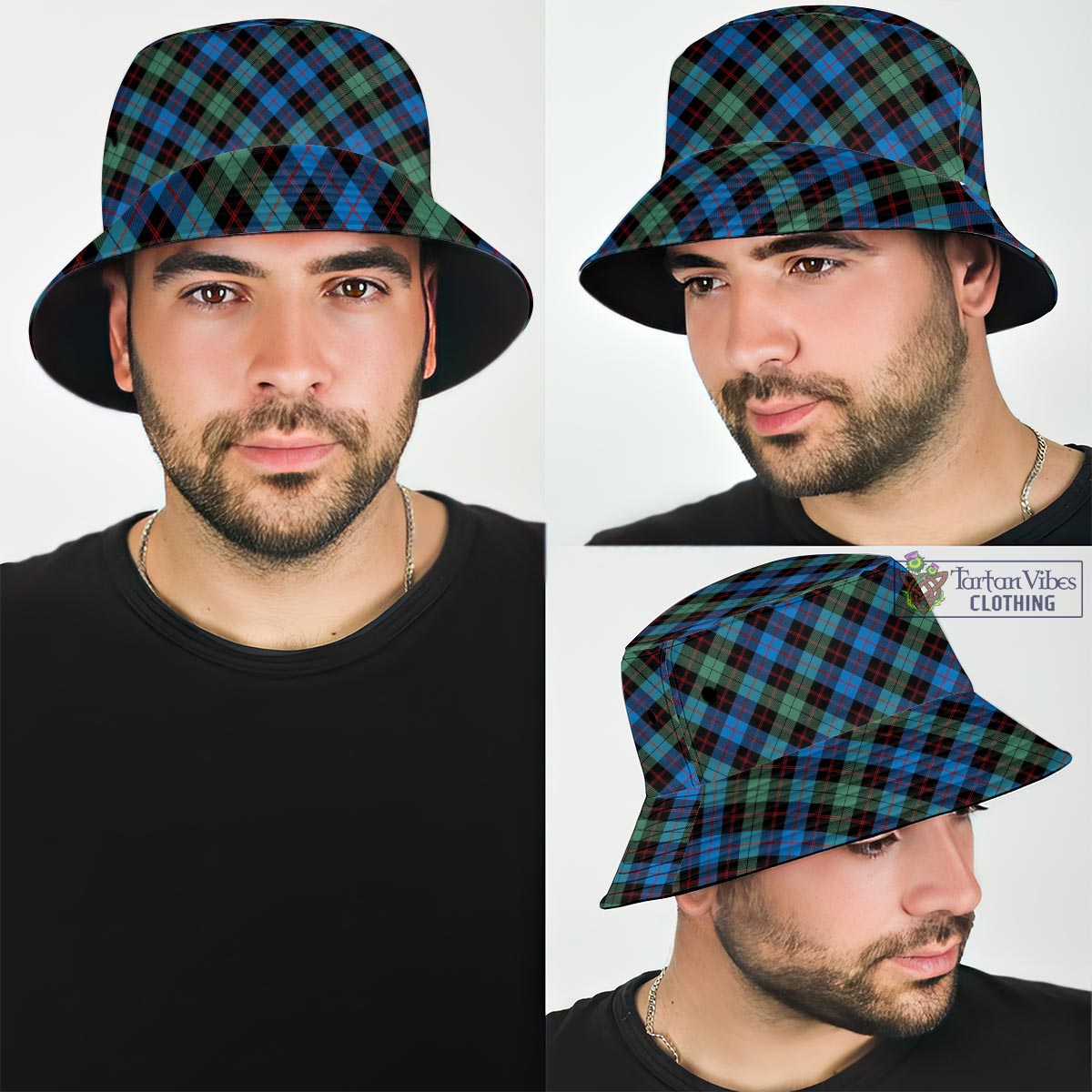 Tartan Vibes Clothing Guthrie Ancient Tartan Bucket Hat