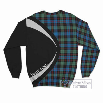 Guthrie Ancient Tartan Sweatshirt with Family Crest Circle Style