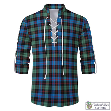 Guthrie Ancient Tartan Men's Scottish Traditional Jacobite Ghillie Kilt Shirt